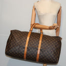 LOUIS VUITTON Monogram Keepall 60 Boston Bag M41422 LV Auth am6591-21