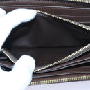 LOUIS VUITTON Damier Ebene Zippy Wallet Long Wallet N41661 LV Auth am6593SV-10