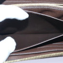 LOUIS VUITTON Damier Ebene Zippy Wallet Long Wallet N41661 LV Auth am6593SV-23