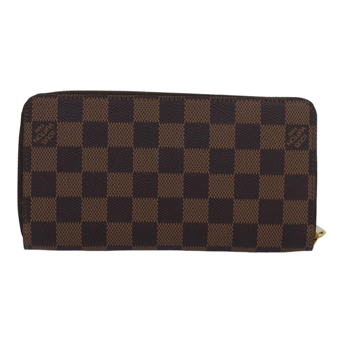 LOUIS VUITTON Damier Ebene Zippy Wallet Long Wallet N41661 LV Auth am6593S - 0