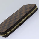 LOUIS VUITTON Damier Ebene Zippy Wallet Long Wallet N41661 LV Auth am6593SV-5