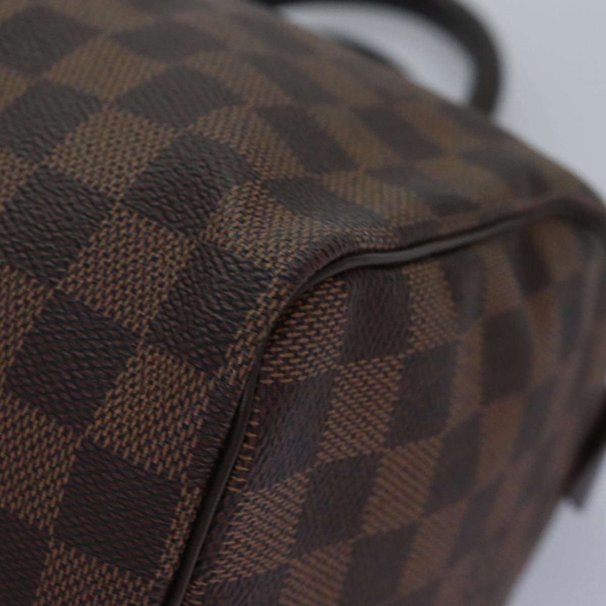 LOUIS VUITTON Damier Ebene Speedy 25 Hand Bag N41532 LV Auth am6597A