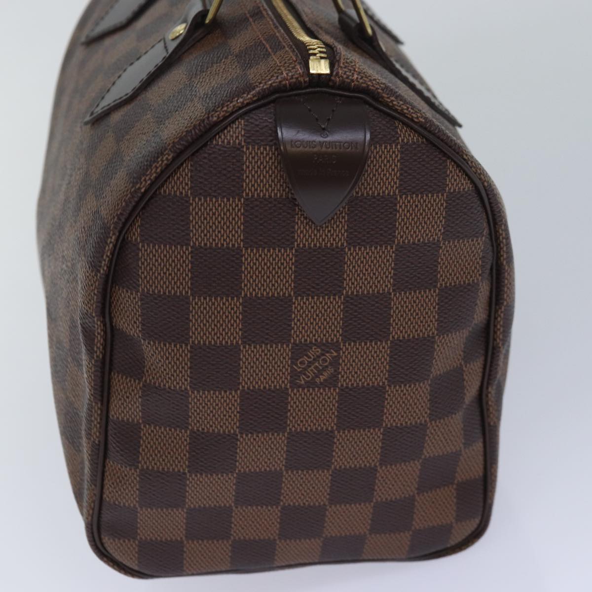 LOUIS VUITTON Damier Ebene Speedy 25 Hand Bag N41532 LV Auth am6597A