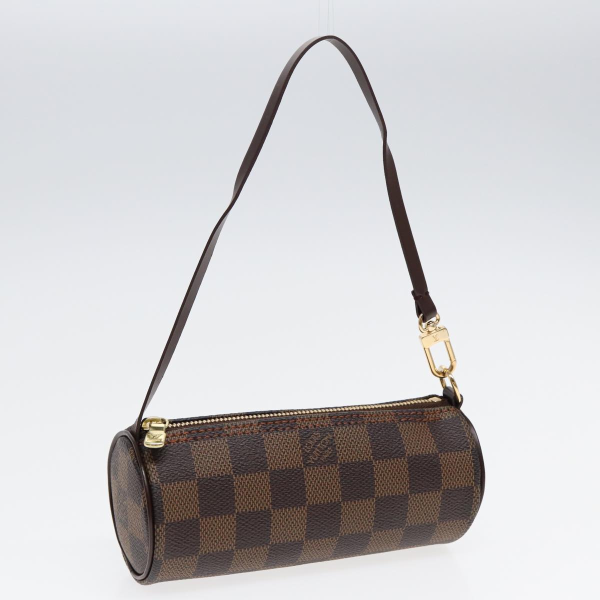 LOUIS VUITTON Damier Ebene Papillon 30 Hand Bag N51303 LV Auth am6598A