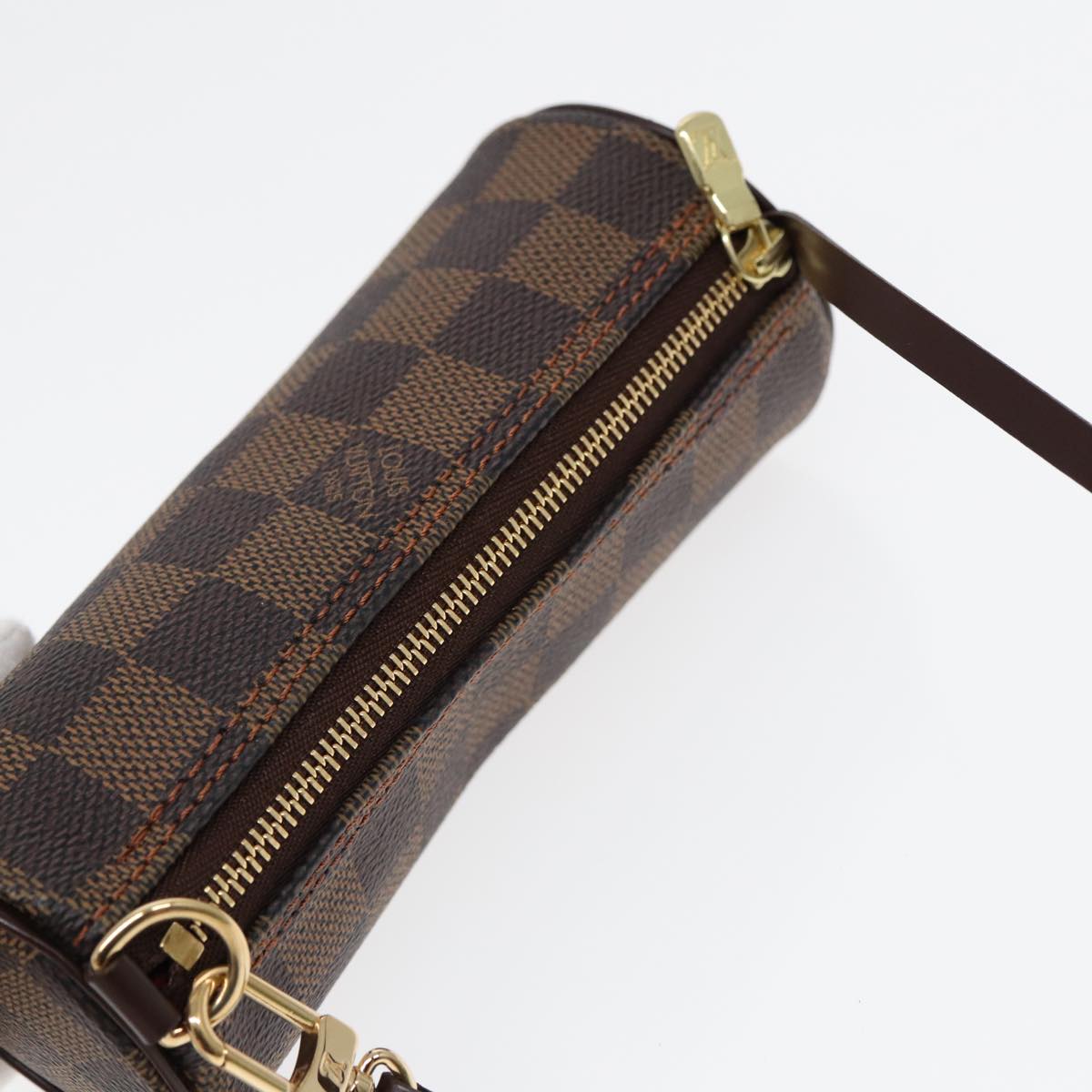 LOUIS VUITTON Damier Ebene Papillon 30 Hand Bag N51303 LV Auth am6598A