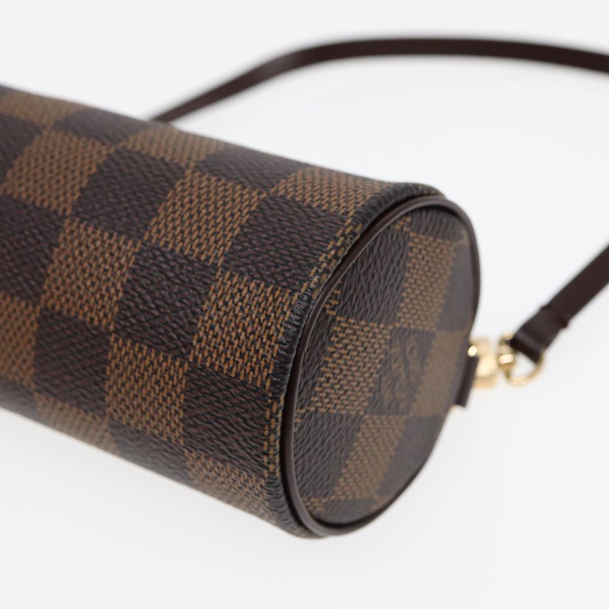 LOUIS VUITTON Damier Ebene Papillon 30 Hand Bag N51303 LV Auth am6598A