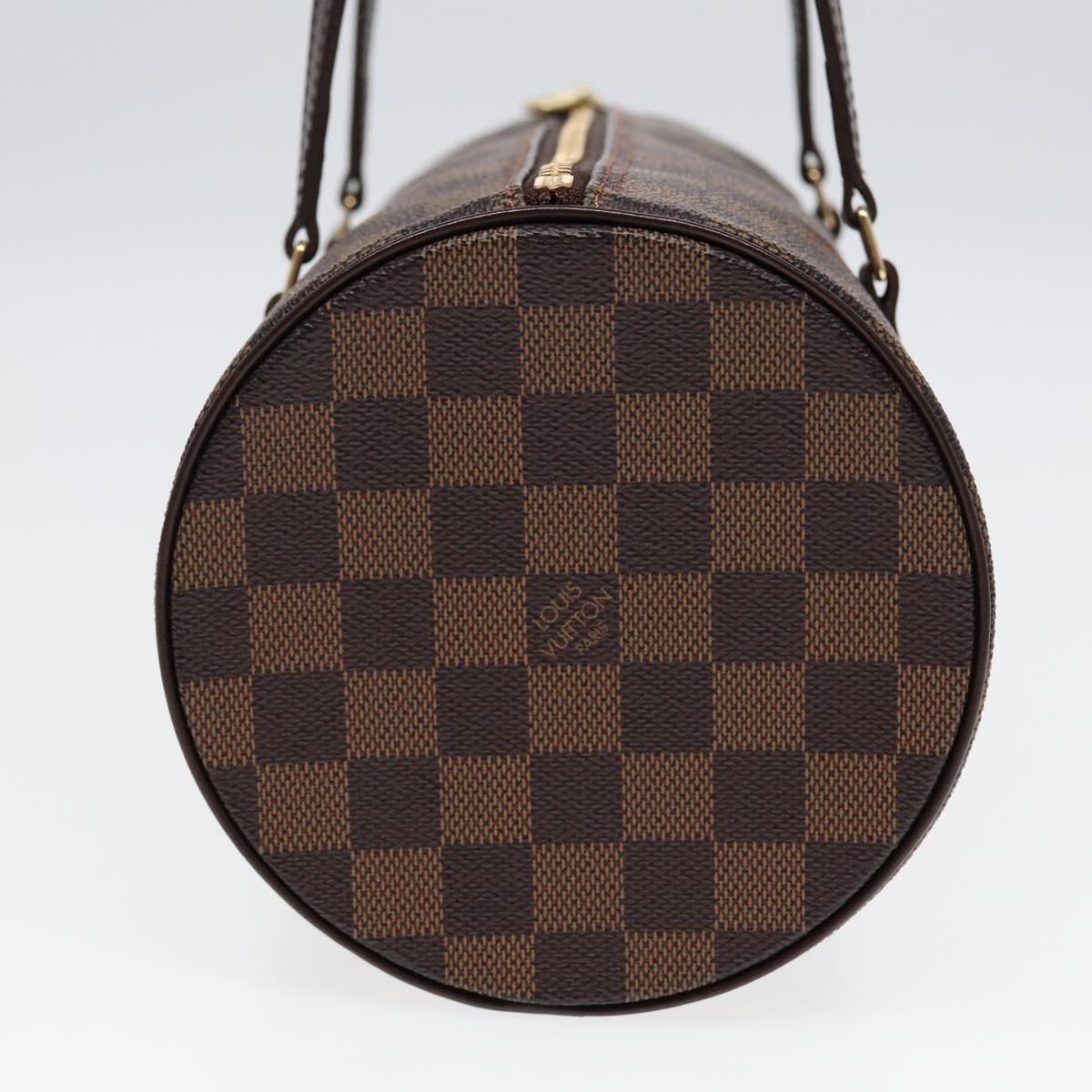 LOUIS VUITTON Damier Ebene Papillon 30 Hand Bag N51303 LV Auth am6598A