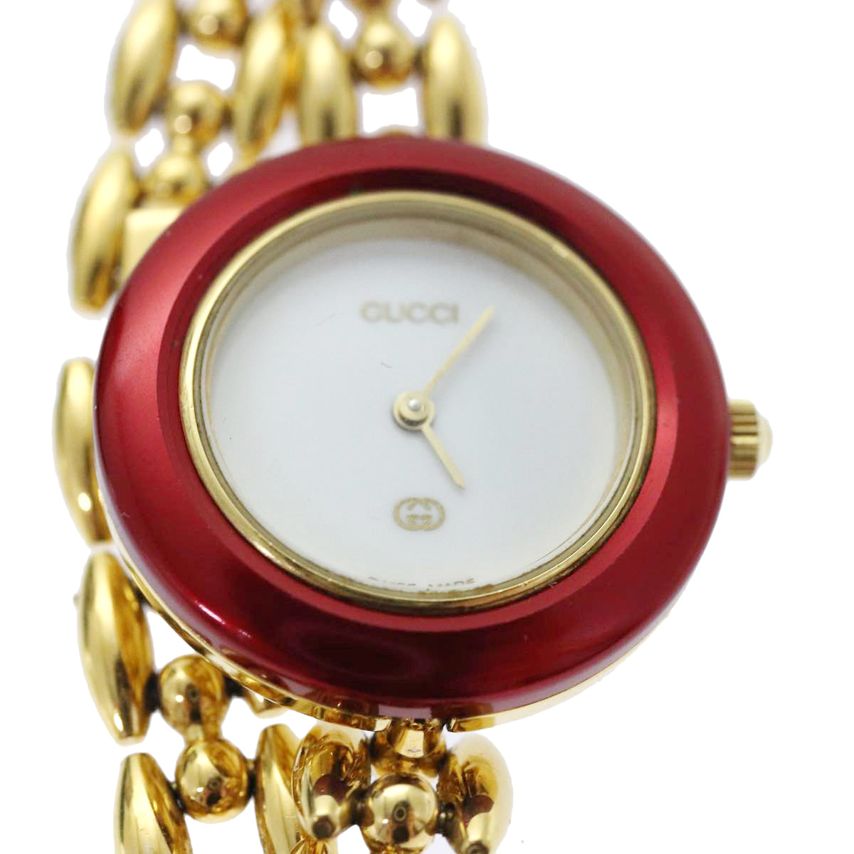 GUCCI Watches metal Gold Auth am6611