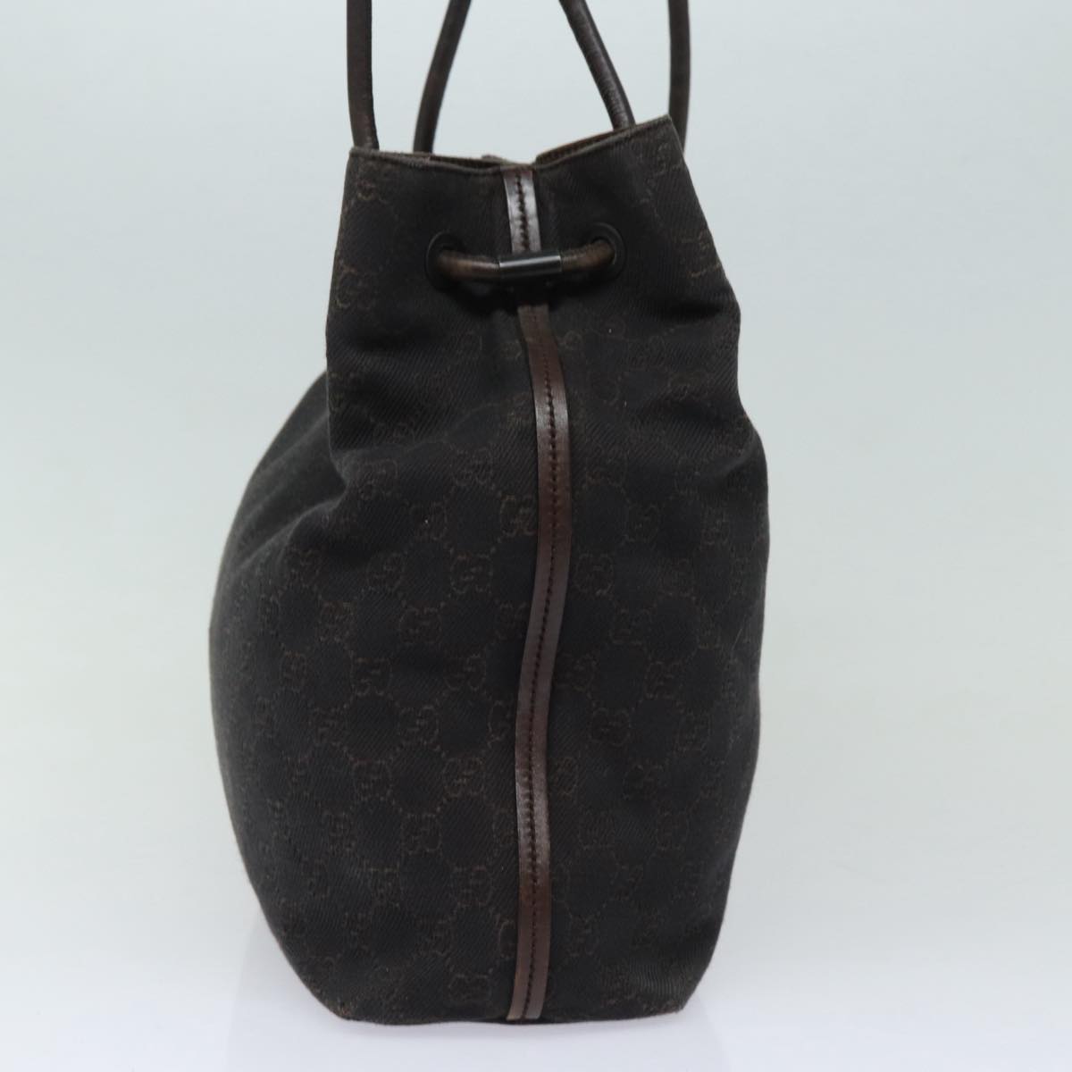 GUCCI GG Canvas Shoulder Bag Brown 101341 Auth am6618