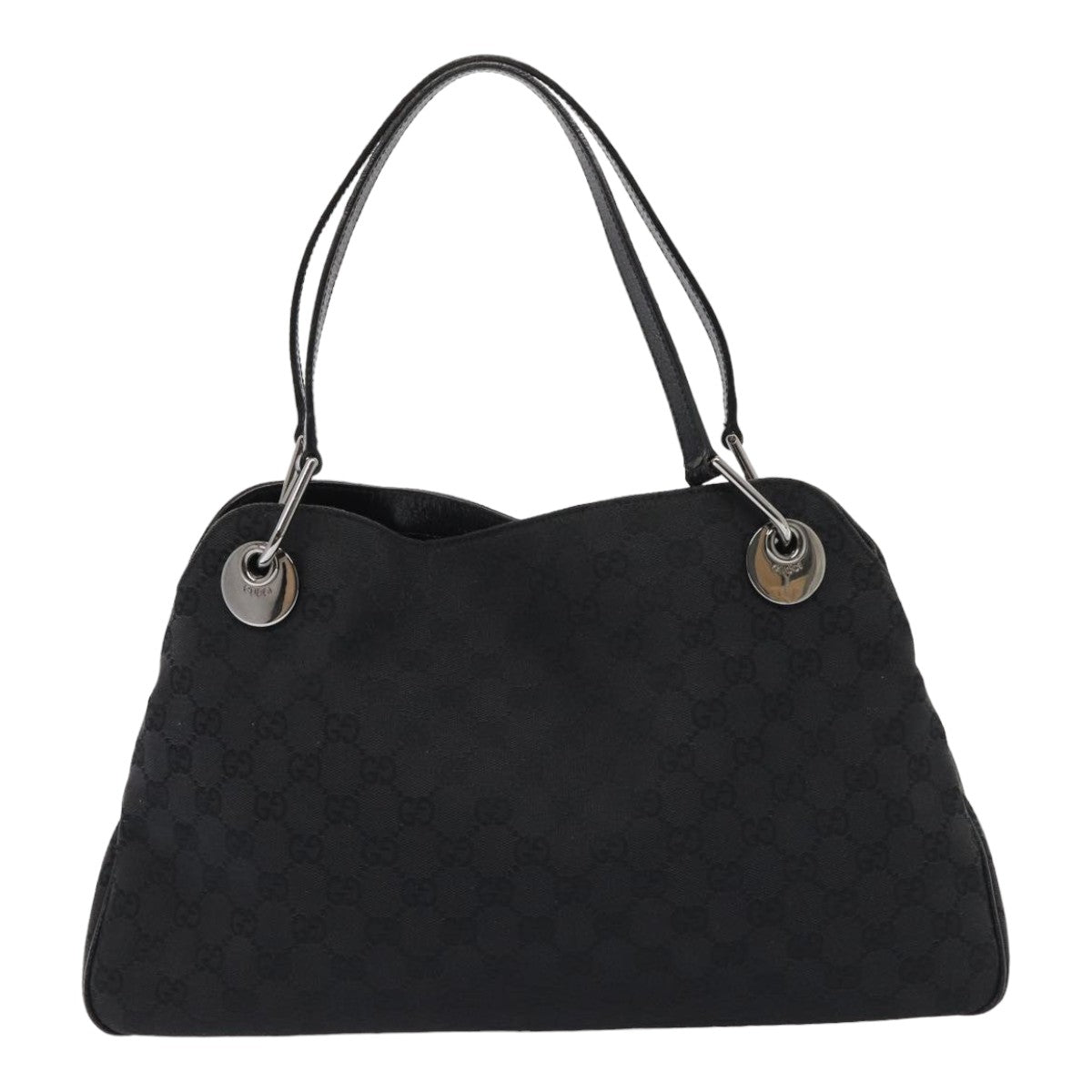 GUCCI GG Canvas Tote Bag Black 121023 Auth am6619 - 0