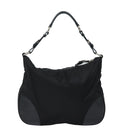 PRADA Shoulder Bag Nylon Black Auth am6640-2