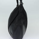 PRADA Schoudertas Nylon Zwart Auth am6640-3