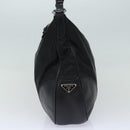 PRADA Shoulder Bag Nylon Black Auth am6640-4