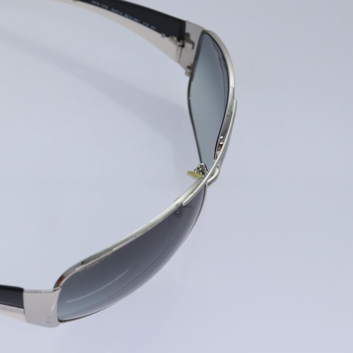 PRADA Sunglasses Black White Auth am6642