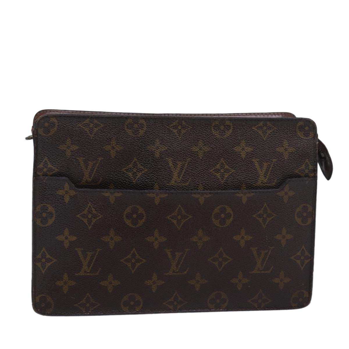 LOUIS VUITTON Monogram Pochette Homme Clutch Bag M51795 LV Auth am6658