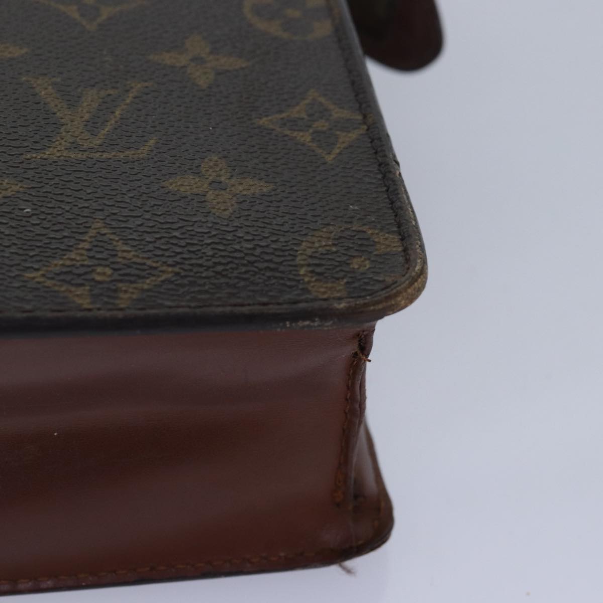 LOUIS VUITTON Monogram Pochette Homme Clutch Bag M51795 LV Auth am6658