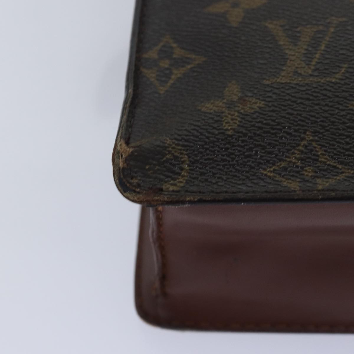 LOUIS VUITTON Monogram Pochette Homme Clutch Bag M51795 LV Auth am6658