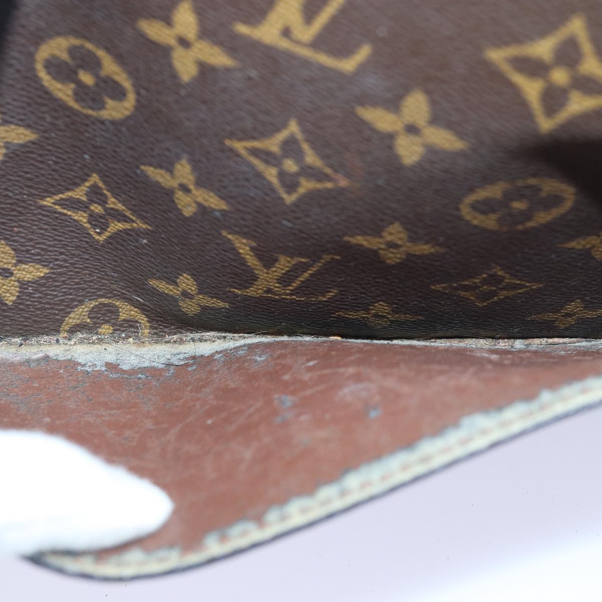 LOUIS VUITTON Monogram Pochette Homme Clutch Bag M51795 LV Auth am6658