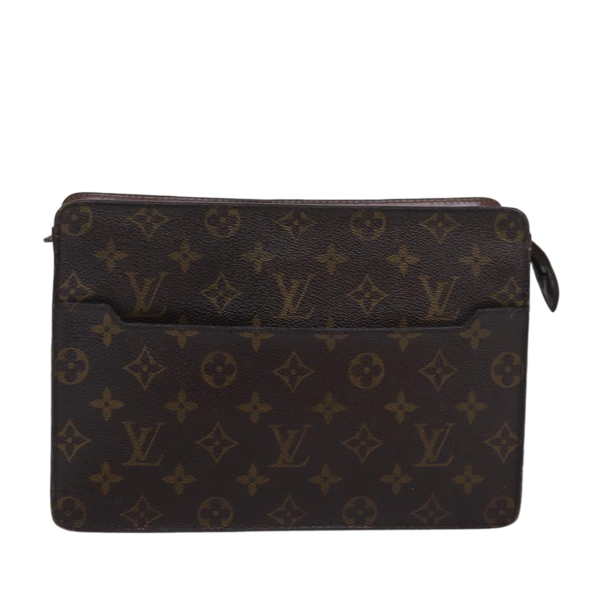 LOUIS VUITTON Monogram Pochette Homme Clutch Bag M51795 LV Auth am6658