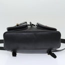 GUCCI Bamboo Backpack Leather Black Auth am6663-5