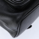 GUCCI Bamboo Backpack Leather Black Auth am6663-16