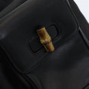 GUCCI Bamboo Backpack Leather Black Auth am6663-29
