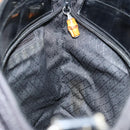 GUCCI Bamboo Hand Bag Nylon Black Auth am6667-21