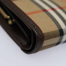 Burberrys Nova Check Wallet Canvas Beige Auth am6671-7