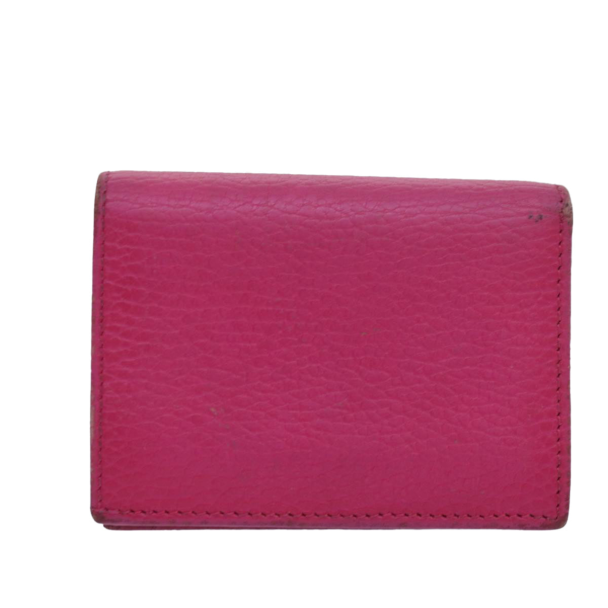 GUCCI GG Marmont Wallet Leather Pink Auth am6673 - 0