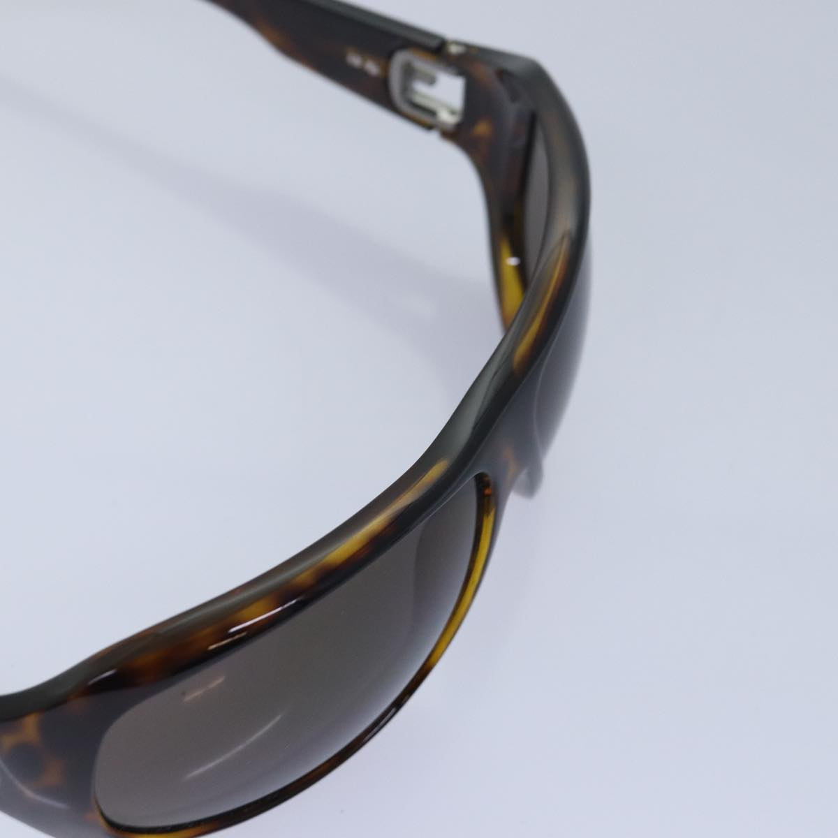 GUCCI Sunglasses plastic Brown Auth am6687