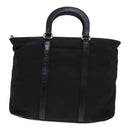 PRADA Hand Bag Nylon Black Auth am6693-3