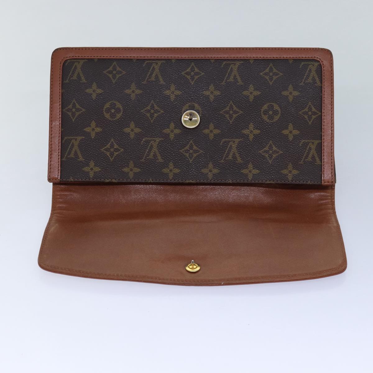 LOUIS VUITTON Monogram Pochette Dam GM Clutch Bag M51810 LV Auth am6694