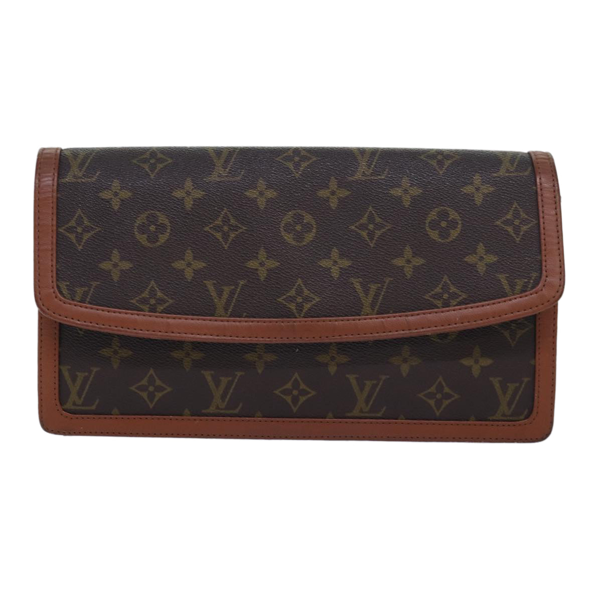 LOUIS VUITTON Monogram Pochette Dam GM Clutch Bag M51810 LV Auth am6694