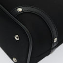 BURBERRY Nova Check Shoulder Bag Nylon Black Beige Auth am6696-9