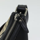 BURBERRY Nova Check Shoulder Bag Nylon Black Beige Auth am6696-10