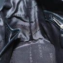 BURBERRY Nova Check Shoulder Bag Nylon Black Beige Auth am6696-18