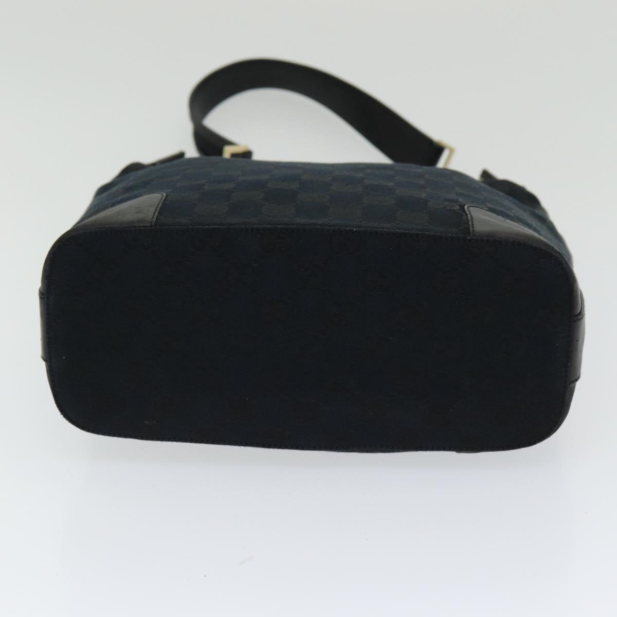 GUCCI GG Canvas Shoulder Bag Black 001 4204 Auth am6699