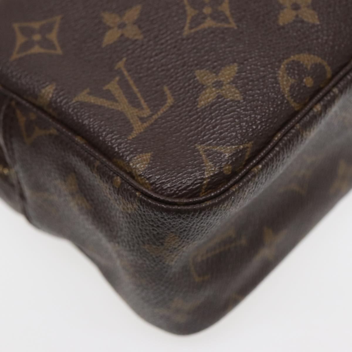 LOUIS VUITTON Monogram Trousse Toilette 28 Clutch Bag M47522 LV Auth am6701