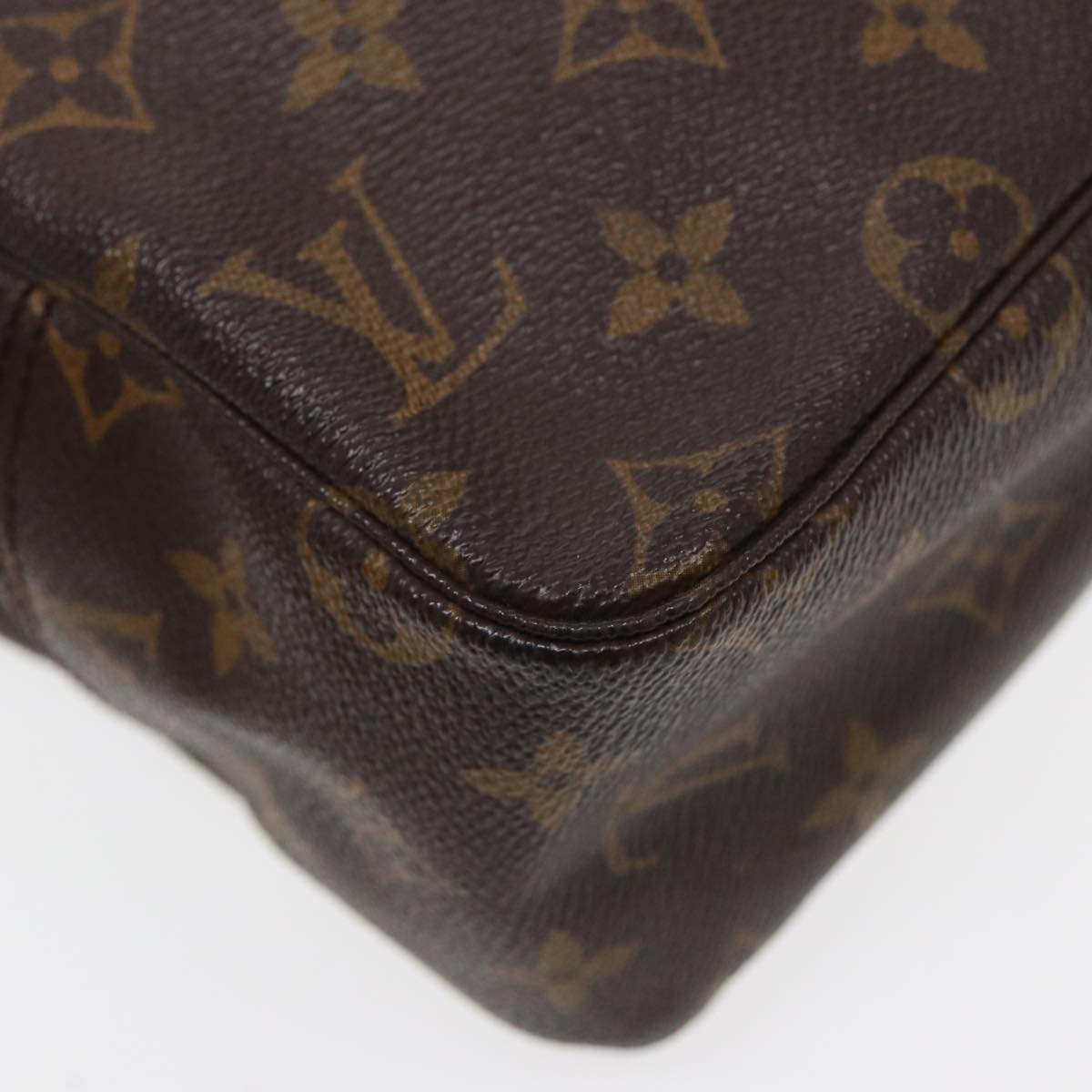 LOUIS VUITTON Monogram Trousse Toilette 28 Clutch Bag M47522 LV Auth am6702