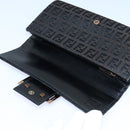 FENDI Zucchino Canvas Long Wallet Brown Auth am6703-8