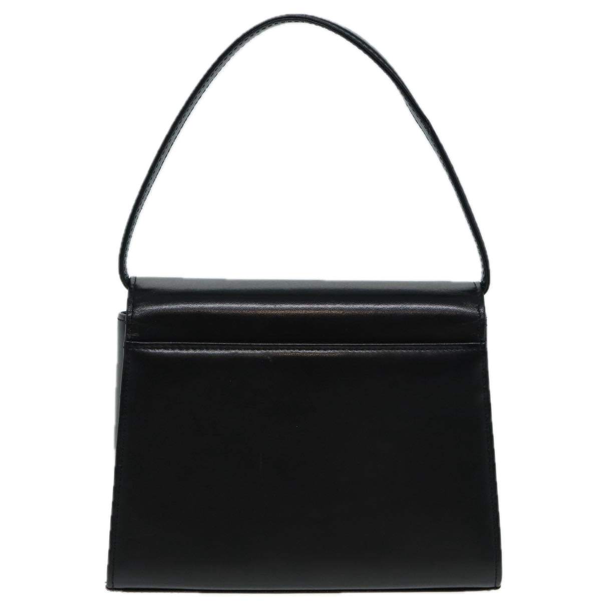 GIVENCHY Hand Bag Leather Black Auth am6709