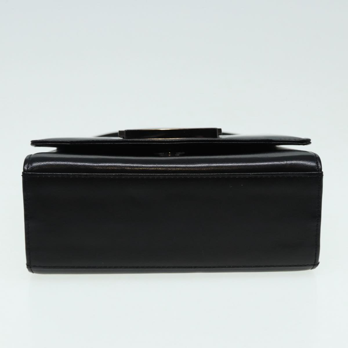 GIVENCHY Hand Bag Leather Black Auth am6709