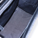 BURBERRY Nova Check Hand Bag Canvas Beige Black Auth am6710-11