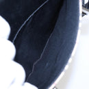 BURBERRY Nova Check Hand Bag Canvas Beige Black Auth am6710-22