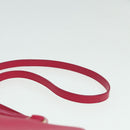 SAINT LAURENT Baby Duffel Hand Bag Leather 2way Red Auth am6711-14