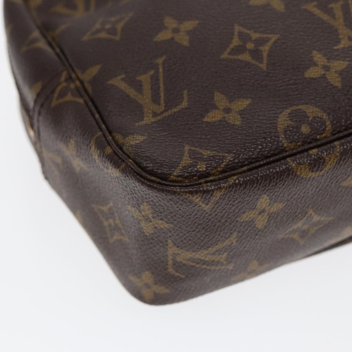 LOUIS VUITTON Monogram Trousse Toilette 28 Clutch Bag M47522 LV Auth am6718