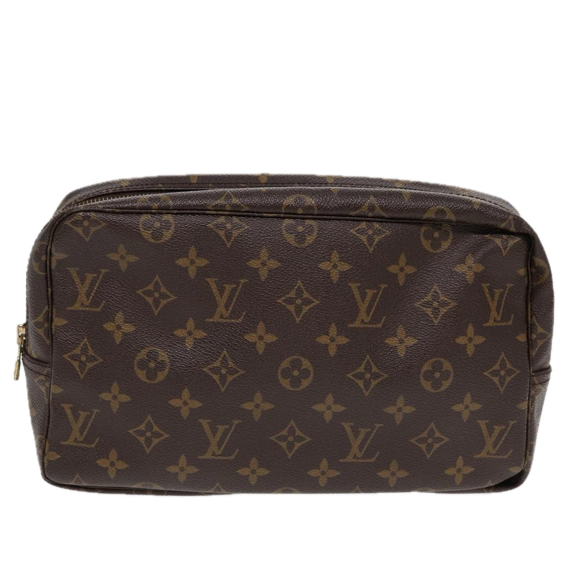 LOUIS VUITTON Monogram Trousse Toilette 28 Clutch Bag M47522 LV Auth am6718