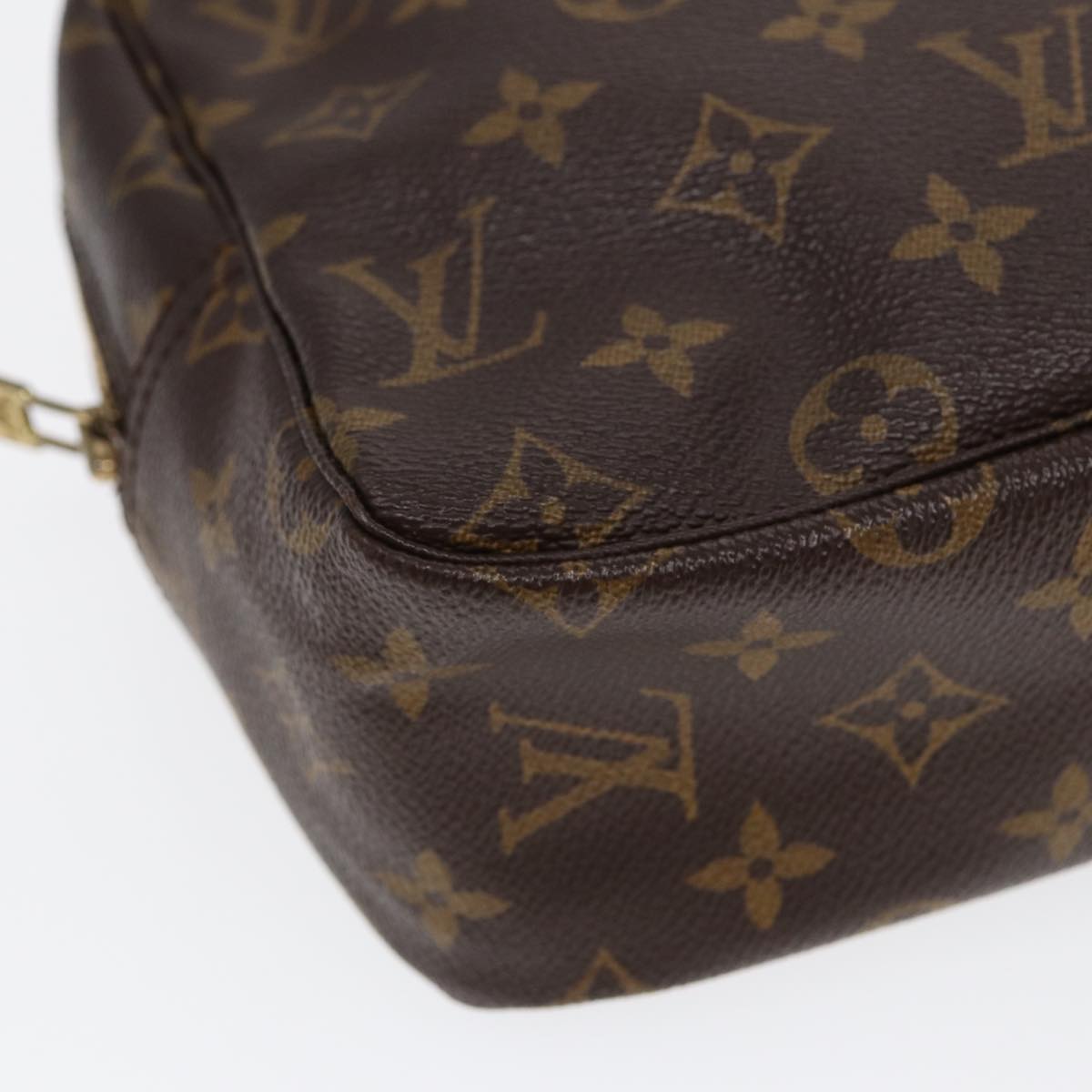 LOUIS VUITTON Monogram Trousse Toilette 28 Clutch Bag M47522 LV Auth am6718