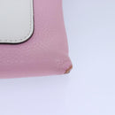 GIVENCHY Shoulder Bag Leather Wine Red Silver pink Auth am6721-19