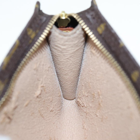 LOUIS VUITTON Monogram Bucket PM Accessory Pouch LV Auth am6740